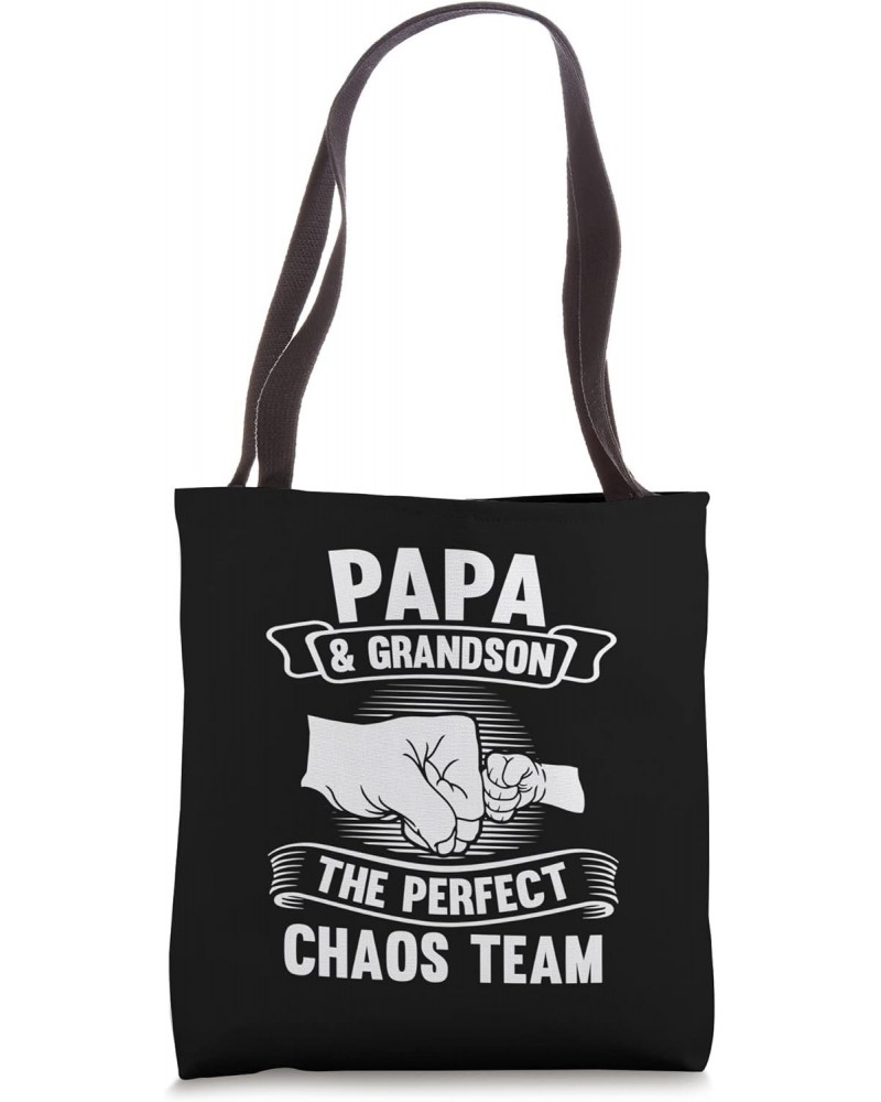 Papa & Grandson team Papa & Grandson Tote Bag $15.39 Totes