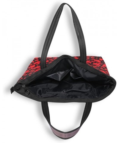 Valentines Day Tote Bag with Pockets and Compartments,Heart Tote Purse Zippered Heart 2 $15.33 Totes