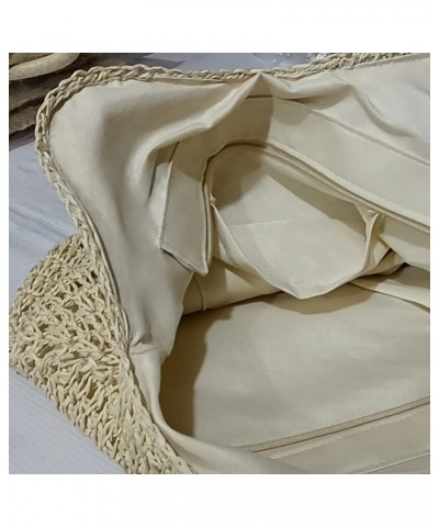 Straw Tote Bag - Straw Purses and Handbags for Women Summer Woven Beach Bag Beige $11.65 Totes