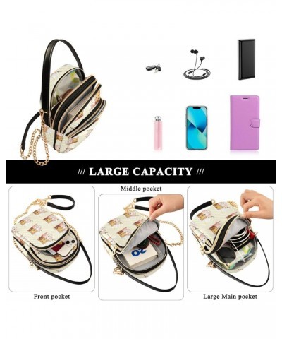 Kawaii Bubble Tea Small Crossbody Bags for Women Cell Phone Shoulder Purse Handbags Wallet 21217456 $12.88 Crossbody Bags