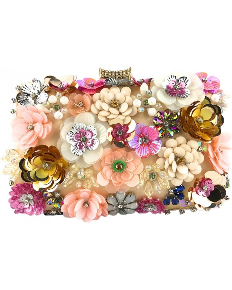 Women Tote Handbags Hand Purse for Women Womens Purse Beaded Bag Women's The Flowers $18.77 Totes