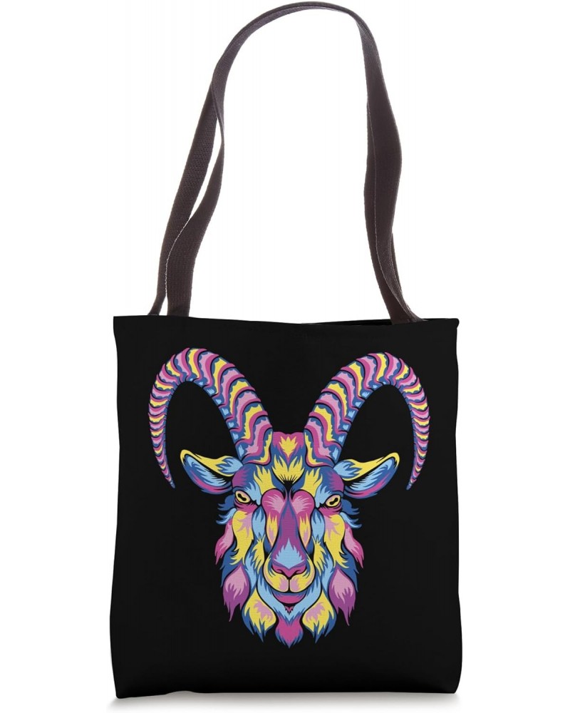 Capricorn Zodiac Symbol Constellation Astrological Goat Sign Tote Bag $9.87 Totes