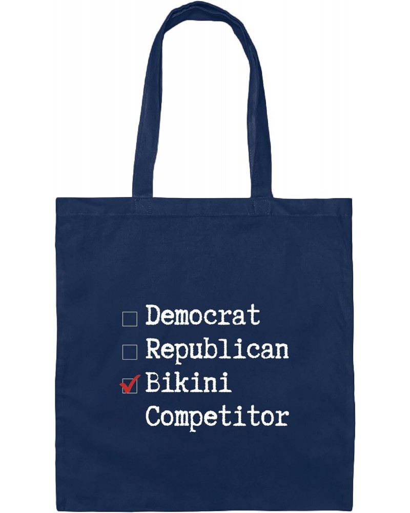 Humorous Gift for Bikini Competitors Sarcasm Jokes about Beauty Competition and Political Competitiveness Navy Black Multicol...