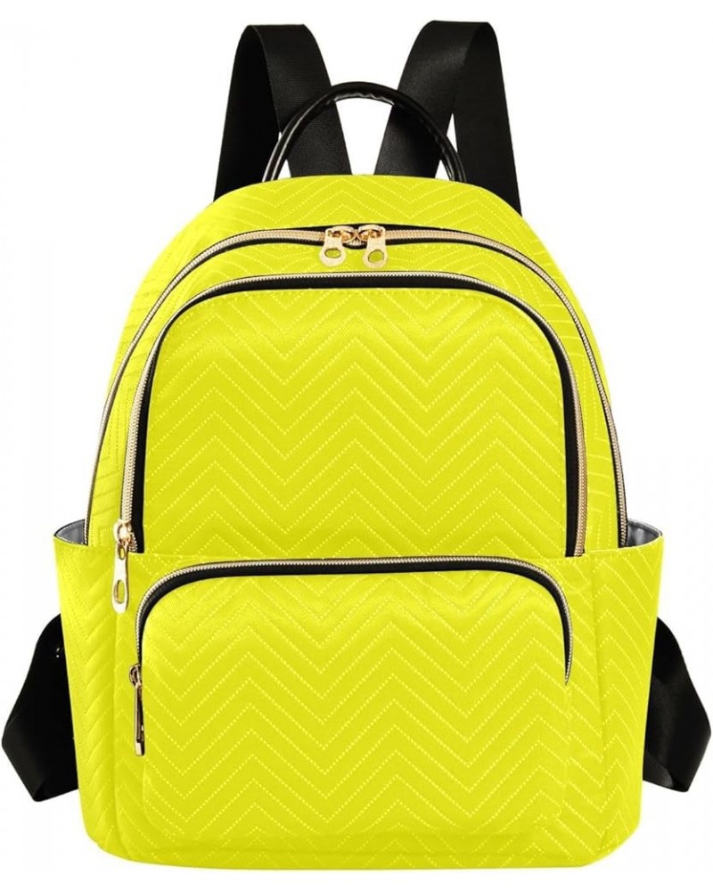 Backpack Purse for Women Yellow Casual Shoulder Bag Small Backpack S Medium $13.00 Backpacks