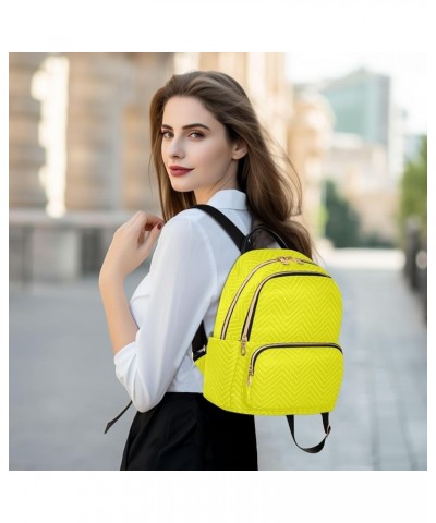 Backpack Purse for Women Yellow Casual Shoulder Bag Small Backpack S Medium $13.00 Backpacks