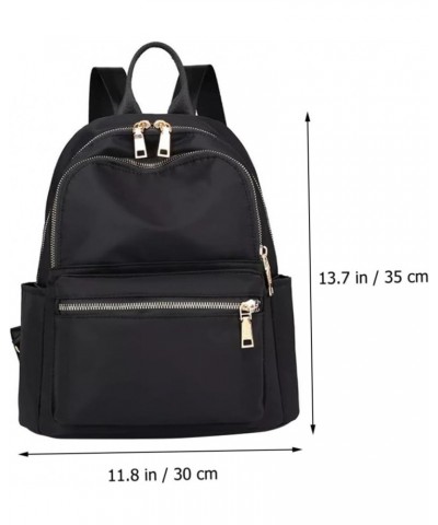 2pcs Backpack Shoulders Bag Large Capacity Black Purse for Women Crossbody Wallets for Women Zip Around Wallets for Women Wom...