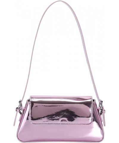 Women Armpit Bag Silver Chic Female Shoulder Bags Party Lady Purses And Handbags Pink $13.30 Shoulder Bags