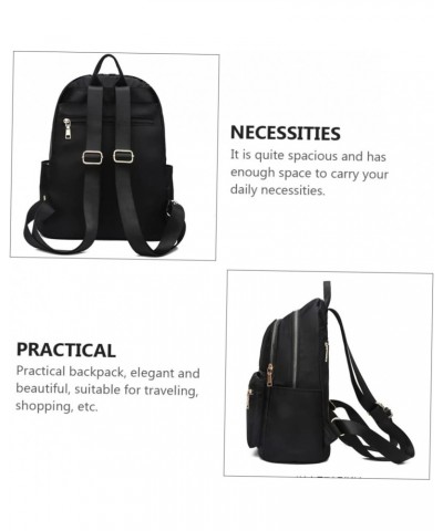 2pcs Backpack Shoulders Bag Large Capacity Black Purse for Women Crossbody Wallets for Women Zip Around Wallets for Women Wom...