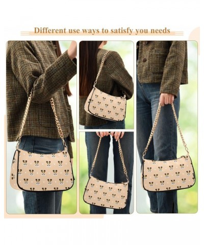 Dog Shoulder Bag for Women Crossbody Small Tote Bag Purses with Chain Strap Handbag for Travel Business Work $15.00 Shoulder ...