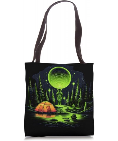 Camping UFO Gear Alien Abduction Tote Bag $9.49 Totes