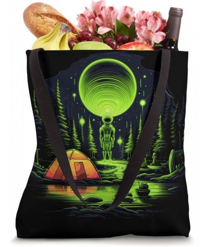 Camping UFO Gear Alien Abduction Tote Bag $9.49 Totes