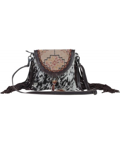 Monochromatic Speckles Leather & Hairon Bag S-3808 $45.14 Shoulder Bags