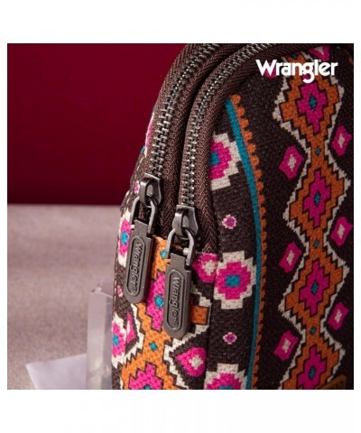 Aztec Crossbody Sling Bags for Women Cross Body Purse with Detachable Strap Aztec-hot Pink $19.80 Crossbody Bags