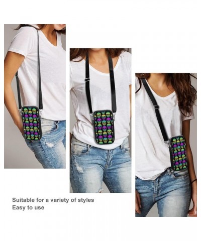 Cell Phone Hiking Multifunctional Carry Case Pouch Credit Card Jewelry Bag Pattern 277 $9.44 Crossbody Bags