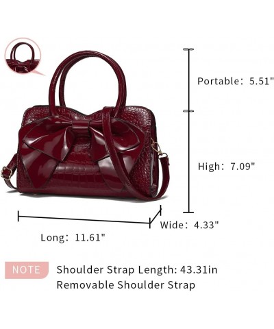 Satchel Purses and Handbags for Women Shoulder Tote Bags Yellow K025 1 Wine Red $40.45 Totes