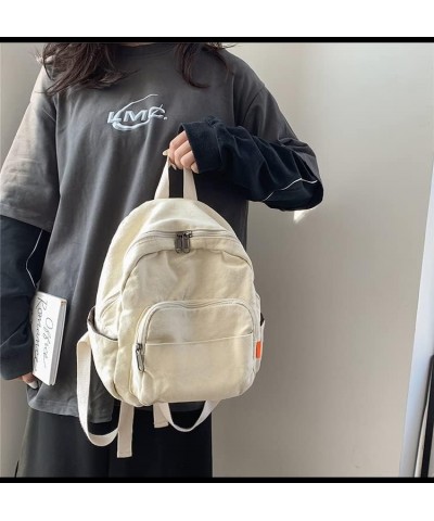 Backpack Purse for Women Canvas Backpack Y2k Grunge Backpack Aesthetic Women Mini Backpack (White) Purple $12.41 Backpacks