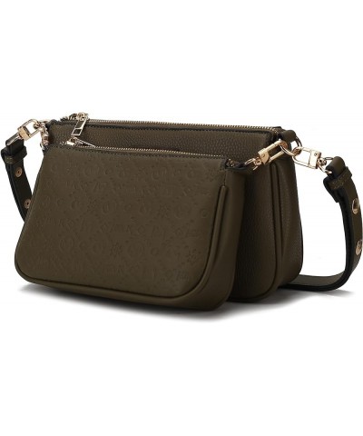 Shoulder Bag for Women, Crossover Handbag Purse Top-Handle Crossbody Bag Dayla Olive $13.49 Shoulder Bags