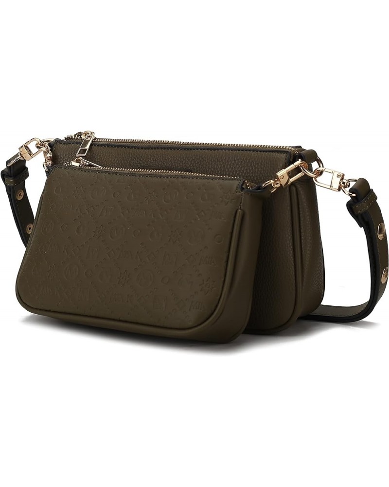 Shoulder Bag for Women, Crossover Handbag Purse Top-Handle Crossbody Bag Dayla Olive $13.49 Shoulder Bags