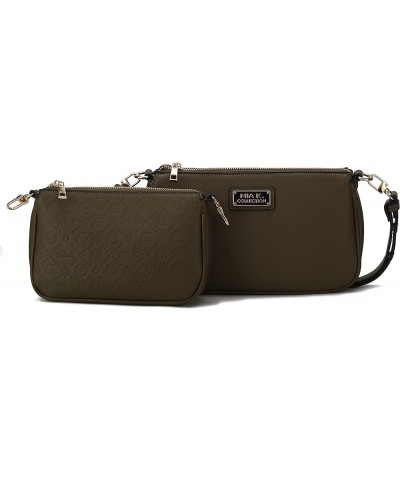 Shoulder Bag for Women, Crossover Handbag Purse Top-Handle Crossbody Bag Dayla Olive $13.49 Shoulder Bags