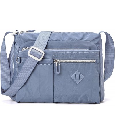 Crossbody Bag For Women Waterproof Lightweight Casual Shoulder Handbag Purse Blue $11.99 Shoulder Bags