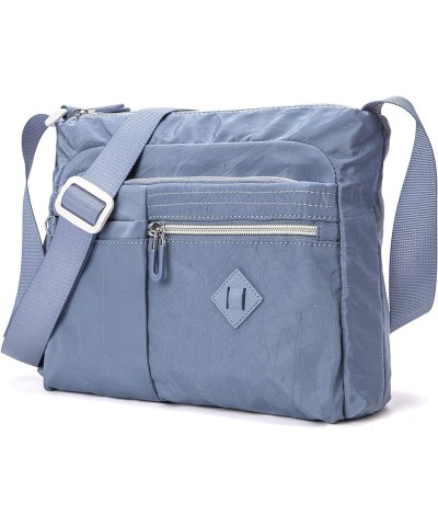 Crossbody Bag For Women Waterproof Lightweight Casual Shoulder Handbag Purse Blue $11.99 Shoulder Bags