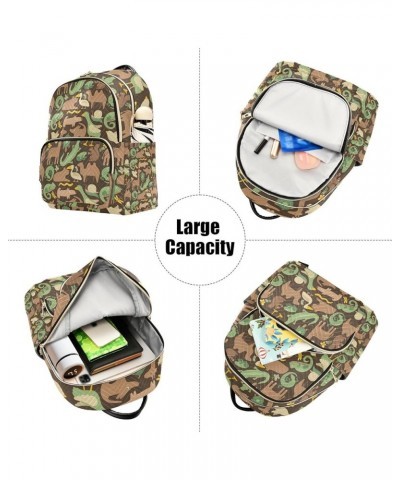 Women Backpack Capybara Snail Bird Snake Anti-Theft Travel Backpack with Luggage Belt Lightweight Handbag Lady Purse Roomy Do...