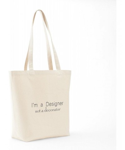 Designer Not A Decorator Tote Bag Natural Canvas Tote Bag, Cloth Shopping Bag $8.95 Travel Gear