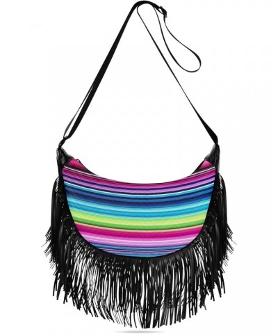 Colored Stripes Crossbody Bags for Women, Crossbody Purse Shoulder Purse and Handbags with Adjustable Strap209 $15.38 Crossbo...