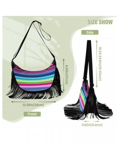 Colored Stripes Crossbody Bags for Women, Crossbody Purse Shoulder Purse and Handbags with Adjustable Strap209 $15.38 Crossbo...