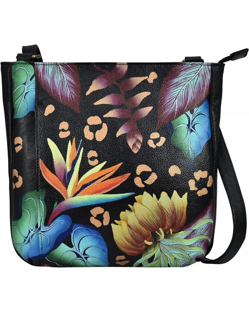 Medium Crossbody Tropical Dreams Black $32.75 Crossbody Bags