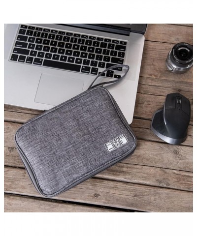 Portable Storage Bag for Cable Earphone USB Charger, Cable Organizer Cable Case (Black) Purple $12.57 Totes