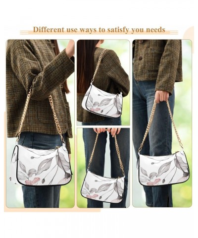 Handbags Shoulder Bag Womens Tote Clutch Purses Spring Flowers Leaves Satchel Bags for Women $15.59 Satchels