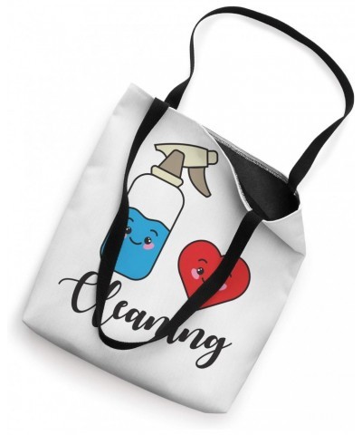 Cleaning Supplies Organizer Gift for Mom I Love Cleaning Tote Bag $12.81 Totes