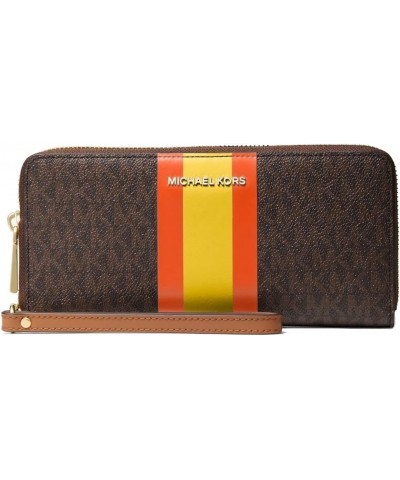 Large Logo Stripe Continental Wallet $60.31 Wallets