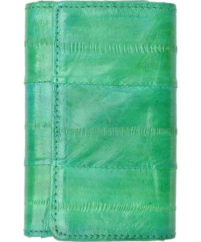 Eel Skin Soft Leather Key Case Wallet Green $11.50 Wallets