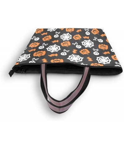 Tote Bag Women Handbag Stylish Tote Handbag for Women Hobo Bag Printed Handbag Tote Bag Halloween Pumpkin Lantern Skull $11.0...