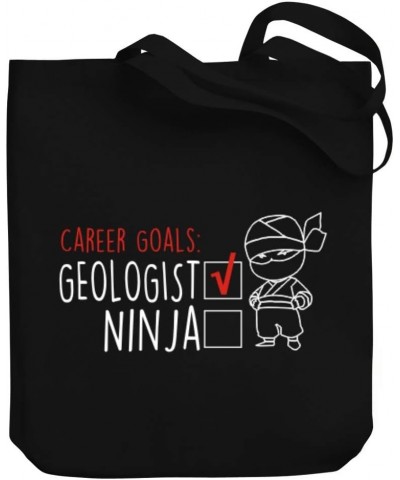 Career goals Geologist ninja Canvas Tote Bag 10.5" x 16" x 4 $19.60 Totes