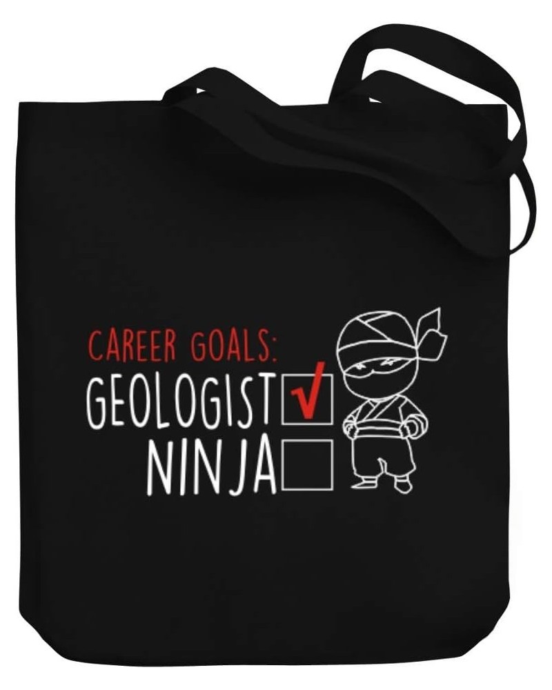 Career goals Geologist ninja Canvas Tote Bag 10.5" x 16" x 4 $19.60 Totes