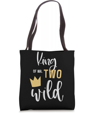 King of Mr TWO WILD 2nd Birthday Party Things Matching Dad Tote Bag $12.18 Totes