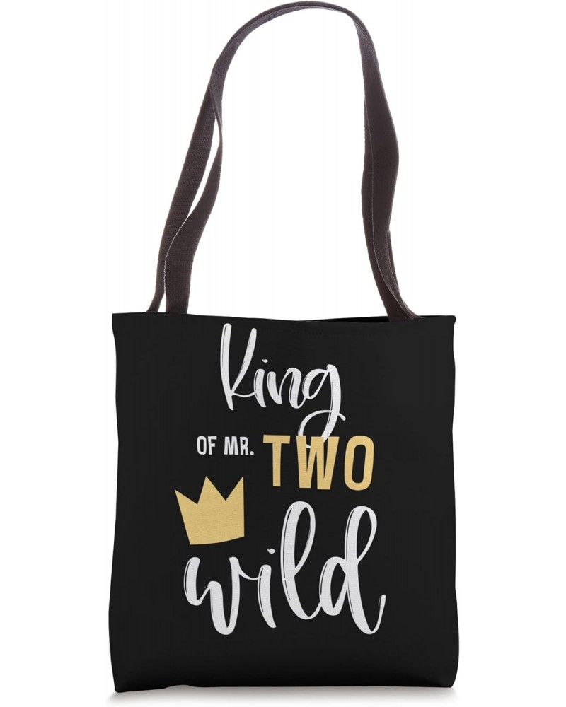 King of Mr TWO WILD 2nd Birthday Party Things Matching Dad Tote Bag $12.18 Totes