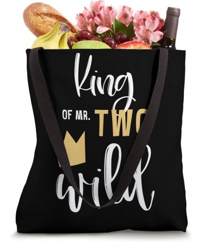 King of Mr TWO WILD 2nd Birthday Party Things Matching Dad Tote Bag $12.18 Totes