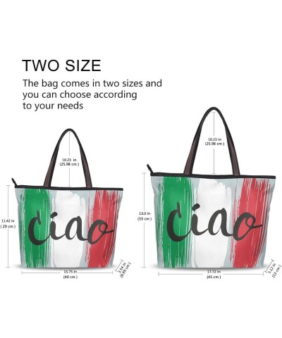 Merci Beaucoup Women Fashion Handbags Wallet Tote Bag Shoulder Bag Tote Top Handle Ciao Italian $12.65 Totes