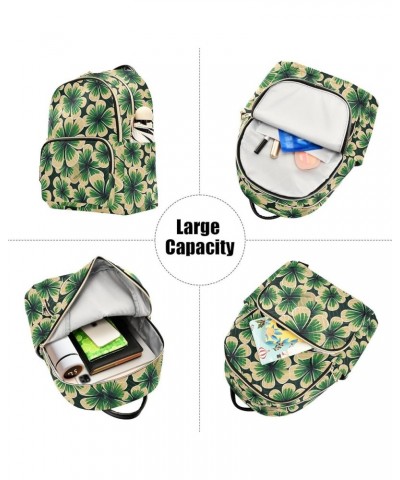 Grass Illustration Fashion Travel Backpack for Women Multi Pockets Lightweight Purse for Women-M Multicolor Medium $15.40 Bac...