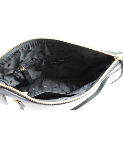 Kate Spade Women's Jackson Top Zip Crossbody Leather Handbags Black $110.46 Crossbody Bags