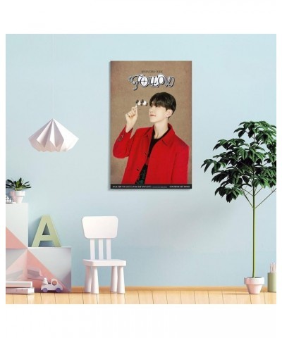 HOSHI SEVENTEEN Tour FOLLOW to Seoul KPOP ARTIST Print on Canvas Painting Wall Art for Living Room Home Decor Boy Gift 20x30i...