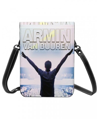 Armin Music Van Singer Buuren Small Cell Phone Purse Cell Phone Purse Clutch Handbag For Womens Female Black $15.88 Crossbody...