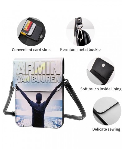 Armin Music Van Singer Buuren Small Cell Phone Purse Cell Phone Purse Clutch Handbag For Womens Female Black $15.88 Crossbody...