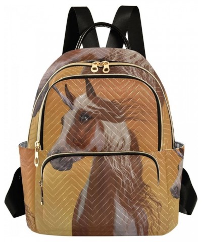 Small Backpack for Women Travel Bag Sorrel Pinto Unicorn Horse Daypack Purse Fashion Shoulder Bag Rucksack Medium B540 $12.74...