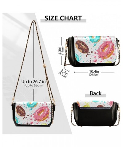 Crossbody Bags for Women Trendy Women's Black Shoulder Bag Small PU Leather Flap Cross Body Bag Handbags Pattern16 $22.95 Cro...