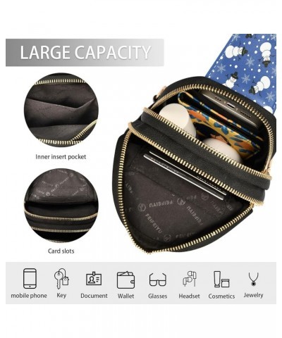 Christmas Crossbody Sling Bags for Women,Leather Crossbody Purses Leather Crossbody Bag Sling Purse 5 $19.03 Crossbody Bags